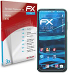 atFoliX 3x Screen Protection Film for Nokia X10 Screen Protector clear