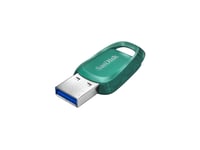 Sandisk Ultra Eco, 256 Gb, Usb Type-A, 3.2 Gen 1 (3.1 Gen 1), 100 Mb/S, Utan Skyddshatt, Grön