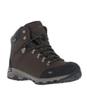Trespass Mens Gerrard Mid Cut Hiking Boots - Multicolour Leather - Size UK 12