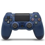 PS4 Controller Wireless Bluetooth Gaming Controller PS4 High Performance Double Vibration Game Controller with Touch Pad High-Precison Joystick for Playstation 4,DARK BLUE