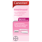 Canesten, vaginaltablett och kräm 200 mg + 10 mg/g 1 styck