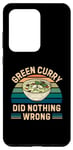 Coque pour Galaxy S20 Ultra Curry vert rétro n'a rien mal - Nourriture au curry vert vintage