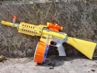 NERF BULLET soft dart gun kids toy battery power summer army warzone LAZER uk