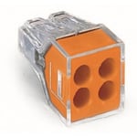 Wago 773-104 Toppklämma Orange 4x1-2,2mm (100st=1pak)