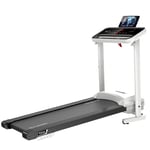 XCBW Sports Folding Treadmill 120KG Motorised Running Machine, with Device Holder, Adjustable Speed, LCD Screen,for Home/Office use