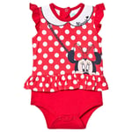 Disney Minnie Mouse - Minnie Body Set Layette Baby Red - Rød
