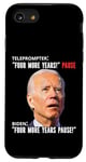 Coque pour iPhone SE (2020) / 7 / 8 Funny Biden Four More Years Teleprompter Trump Parodie