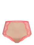 Understatement Underwear Lace Mesh Highwaist Briefs Korall