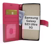 New Standcase Wallet Samsung Galaxy S23 Ultra 5G (Hotpink)