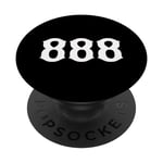 888 Numérologie Numéro personnel spirituel 888 Nombre d'ange PopSockets PopGrip Interchangeable