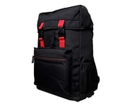 Acer Nitro Multi gaming laptop backpack - (fits laptops up to 15.6 Inch, water resistant, breathable mesh back, padded shoulder straps, black)