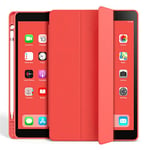 Étui de Protection pour iPad mini4/5 7,9" avec Porte-Stylo, Smart Case Cover avec Smart Case Cover (Rouge)