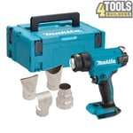 Makita DHG181ZJ 18V LXT Cordless Heat Gun in Case With 4 Pieces Accessories Set