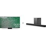 Samsung S95C 55" 4K QD-OLED TV + HW-Q800D 5.1.2 Dolby Atmos Soundbar -tuotepaketti