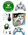 Casque PC Gamer PRO H3 SPIRIT OF GAMER XBOX ONE/S/X/PC + Manette XBOX ONE-S-X-PC Filaire ION WHITE Officielle