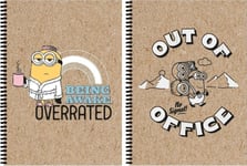 Anteckningsbok A4/80K Rutnät Minions (5 St)