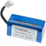 Batterie compatible avec Philips fc 8603, fc 8700 robot électroménager (1400mAh, 12,8V, Li-ion) - Vhbw