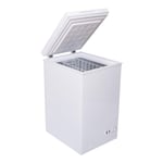 SIA CHF100W 48cm Freestanding Slimline Compact White Chest Freezer