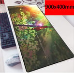 Mouse Pad Table Mat Sword Art Online Game Anime Character Konno Yuuki Laugh And Face Even In The Face Of Despair Oversized Non-slip Professional Gaming Mouse Pad For Desk Laptop PC-600x300mm