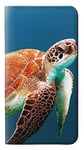 Green Sea Turtle PU Leather Flip Case Cover For iPhone 11 Pro Max