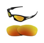 NEW POLARIZED CUSTOM FIRE RED LENS FOR OAKLEY VINTAGE VALVE SUNGLASSES