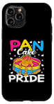 Coque pour iPhone 11 Pro Pansexual Pride Funny Pan Cake (gâteau à la casserole)