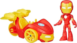 HASBRO - MARVEL Spidey and friends vehicle - Iron Man with figure -  - HASF7458