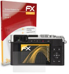 atFoliX 3x Screen Protection Film for Leica D-Lux 7 matt&shockproof
