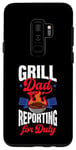 Coque pour Galaxy S9+ Grill Dad se présente au travail, le 4 juillet, papa, blague