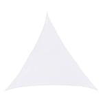 Toile Solaire Voile d'ombrage Triangulaire 2 x 2 x 2 m en Tissu déperlant - Coloris Blanc