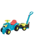 Tractor with Trailer and Lawn Mower