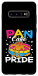 Coque pour Galaxy S10+ Pansexual Pride Funny Pan Cake (gâteau à la casserole)