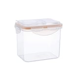 smzzz HOME GARDEN Food Storage Container with Lids Large Airtight Dry Food Container Durable Cereal Storage Box-Airtight Dry Food Container -Durable Clear Frosted Plastic for Keeping Food Dry