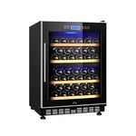 Wine Cooler Refrigerator - Compressor Wine Bottle Chiller – Dual Temp Zones –Temp Memory Function,Home/Bar