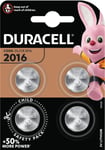 Duracell CR2016 batterier DUR20164P (4 st)