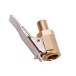 Bildäck Luftchuck Inflator Pump Ventil Anslutning Clip-on Adapter Bil Mässing 8 mm Däck Hjul Ventil för uppblåsbar pump