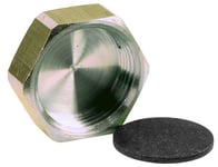 Ezze 3006105072 Lock metall med packning, inv gänga G25, mässing