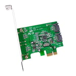 Cablematic - Adaptateur PCI-Express 6 Gbps SATA3 interne 2 ports