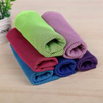 Ice Cold Instant Cooling Towel Running Jogging Gym Chilly Pad Sp Rosered