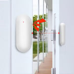 Kit alarme maison sans fil, capteur pour portes et fenêtres WiFi, détection intelligente de l'état de porte, avertissement au téléphone, fonctionne avec Smart Life app