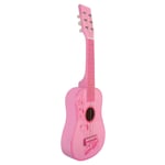 Toyrific Kids Acoustic Guitar - Beginner 23 Inch Wooden Toy Instrument, Pink