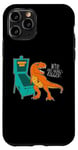 Coque pour iPhone 11 Pro Dinosaure Pinball Wizard Arcade Machine Player Picture Graphi