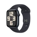 Apple Watch SE 2023 Midnatt 44mm GPS S/M