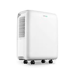 EcoAir DC14 MK2 Dehumidifier | 13L/Day | 24 Hour Timer | Continuous Drainage | Digital Hygrometer Display | Laundry Drying | 1.7L Water Tank | Mould Damp Condensation Control | 2 Year Warranty