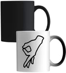 Finger Circle Game Meme Graphic Look at This Ceramic Magic Mug