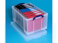 Really Useful Boxes 64L, Förvaringslåda, Transparent, Rektangulär, Polypropylen (Pp), Monokromatiskt, 64 L