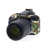 easyCover - Silicone camera case - Protection for your camera - Nikon D3300/D3400 - Camouflage