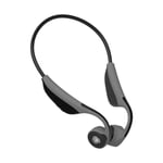 Bluetooth 5.0 Headphones Bone Conduction Earphone With Mic Gray