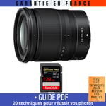Nikon Z 24-70mm f/4 S + 1 SanDisk 128GB UHS-II 300 MB/s + Guide PDF ""20 TECHNIQUES POUR RÉUSSIR VOS PHOTOS