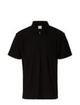 Selected Homme Slhrelax-Plisse Half Zip Ss Polo Ex Svart